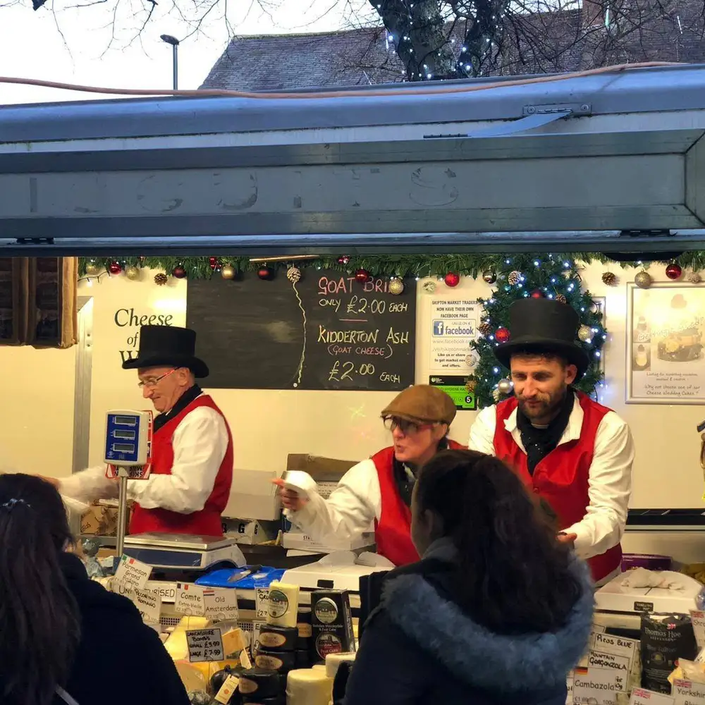 Skipton Cheese Stall at the market